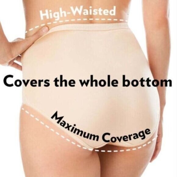 Comfort Choice Womens 10 Pack Mystery Pack Nylon Brief Plus Size 24W 26W - Picture 4 of 15